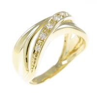 K18YG ダイヤモンドリング