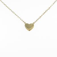K18YG ハート ネックレス