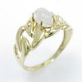 K18YG ムーンストーンリング