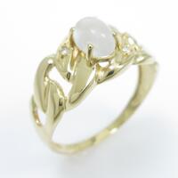 K18YG ムーンストーンリング