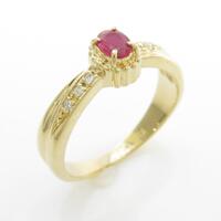K18YG ルビーリング