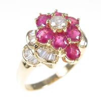 K18YG ルビーリング