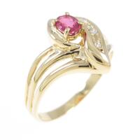 K18YG ルビーリング