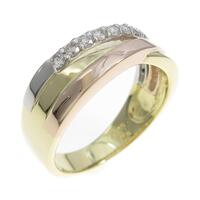 K18YG／PT／K18PG ダイヤモンドリング