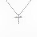 PT クロス ダイヤモンドネックレス