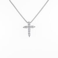 PT クロス ダイヤモンドネックレス