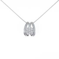 PT フラワー ダイヤモンドネックレス