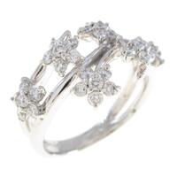 PT フラワー ダイヤモンドリング