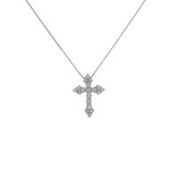 PT1000／PT クロス ダイヤモンドネックレス