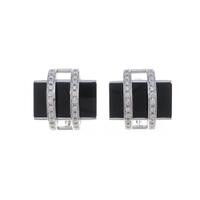 PT／K14WG オニキスイヤリング