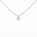 【リメイク】K18PG ダイヤモンドネックレス 0．327ct・J・VS1・EXT