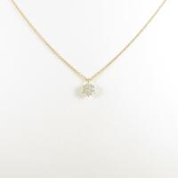 【リメイク】K18YG ダイヤモンドネックレス 0．516ct・K・I1・GOOD