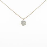 【リメイク】K18YG ダイヤモンドネックレス 1．012ct・VLY・SI2・VG
