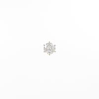 【リメイク】K18YG ダイヤモンドピアス 0．406ct・L・VS1・GOOD 片耳