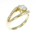 【リメイク】K18YG ダイヤモンドリング 0．501ct・I・VS1・GOOD