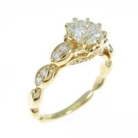 【リメイク】K18YG ダイヤモンドリング 1．045ct・H・SI2・VG
