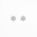 【リメイク】K18YG／ST ダイヤモンドピアス 0．330ct・0．349ct・F・SI1・VERYGOOD