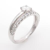 【リメイク】プラチナダイヤモンドリング 0．320ct・D・SI1・VG