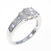 【リメイク】プラチナダイヤモンドリング 0．543ct・F・VS1・EXT
