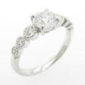 【リメイク】プラチナダイヤモンドリング 0．633ct・F・SI1・VG