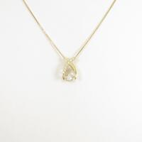 【新品】K18YG ダイヤモンドネックレス 0．205ct・G・SI2・GOOD