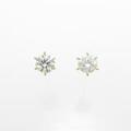 【新品】K18YG ダイヤモンドピアス 0．256ct・0．256ct・F・SI2・GOOD