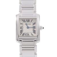 カルティエ W50012S3 タンクフランセーズ WG クォーツ