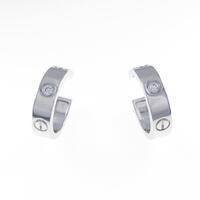 カルティエ ラブピアス ハーフダイヤ