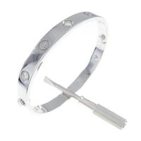 カルティエ ラブブレスレット ハーフダイヤ6P