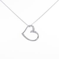 サマンサティアラ ハート ダイヤモンドネックレス