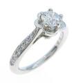 シャネル カメリア リング 0．40ct・D・VVS2・EXT