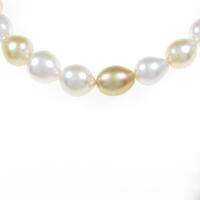 シルバークラスプ シロチョウパールネックレス