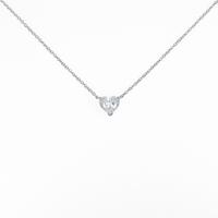 ティファニー ハート ネックレス 0．67ct・G・VVS1・ハートシェイプ