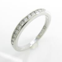 ティファニー ハーフサークル チャネルセッティング リング