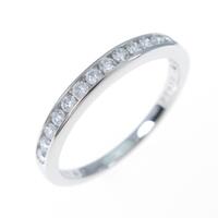 ティファニー ハーフサークル チャネルセッティング リング