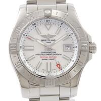 ブライトリング A32390／A329AMPPSS アベンジャー?GMTマザーオブパール 自動巻