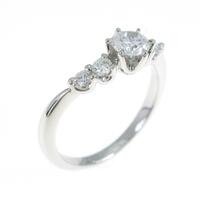 プラチナダイヤモンドリング 0．262ct・D・VVS1・3EXT H＆C