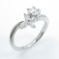 プラチナダイヤモンドリング 0．287ct・E・SI1・3EXT H＆C