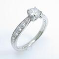 プラチナダイヤモンドリング 0．303ct・G・VS2・EXT H＆C