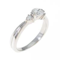 プラチナダイヤモンドリング 0．312ct・F・VS1・GOOD