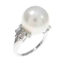 ミキモト シロチョウパールリング