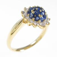 K18YG サファイヤリング