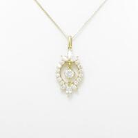 K18YG ダイヤモンドネックレス