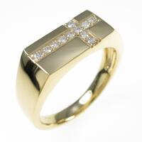 【リメイク】K18YG ダイヤモンドリング