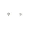 【リメイク】K18YG／ST ソリティア ダイヤモンドピアス 0．411ct・0．413ct・I・SI1・GOOD