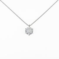 【リメイク】プラチナダイヤモンドネックレス 1．156ct・I・I1・VG