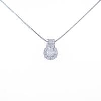 【新品】プラチナダイヤモンドネックレス 0．285ct・E・SI2・VG