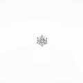 プラチナダイヤモンドピアス 0．356ct・H・SI2・GOOD 片耳