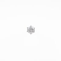 プラチナダイヤモンドピアス 0．356ct・H・SI2・GOOD 片耳