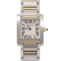 カルティエ W51007Q4 タンクフランセーズ コンビ SSxYG クォーツ